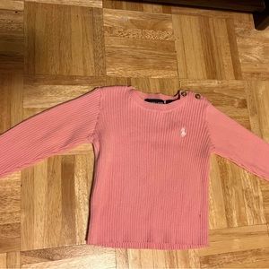 Ralph Lauren ribbed pink sweater
